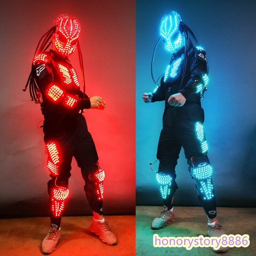 Predator led rgb costume - predator,